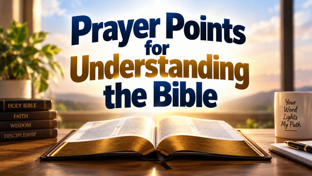 Prayer Points for Deeper Knowledge of God's Word