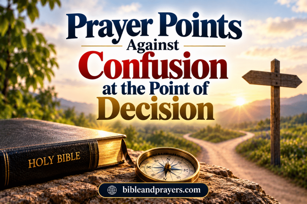 Prayer Points When You Don’t Know What to Do