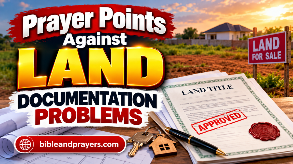 Prayer Points Against Property Document Problems