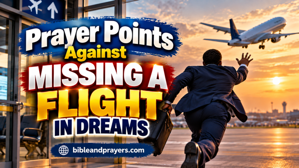 Prayer Points Against Missing an Aeroplane in a Dream
