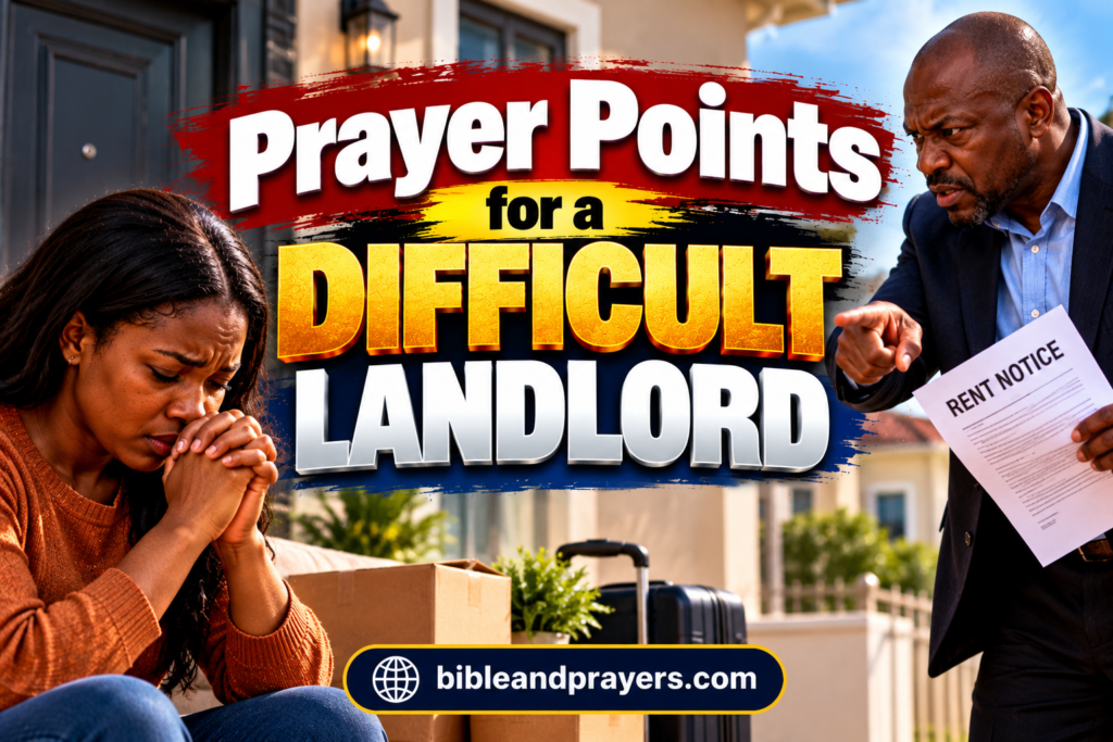 Prayer Points Against Landlord Harassment and Intimidation