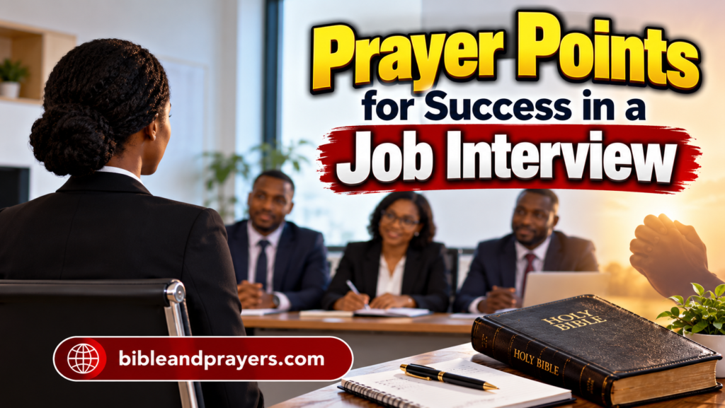 Prayer Points for Receiving a Job Offer After an Interview
