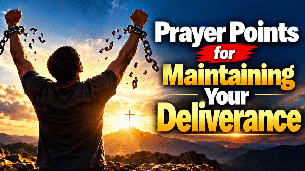 Powerful Prayers to Remain Delivered and Spiritually Free