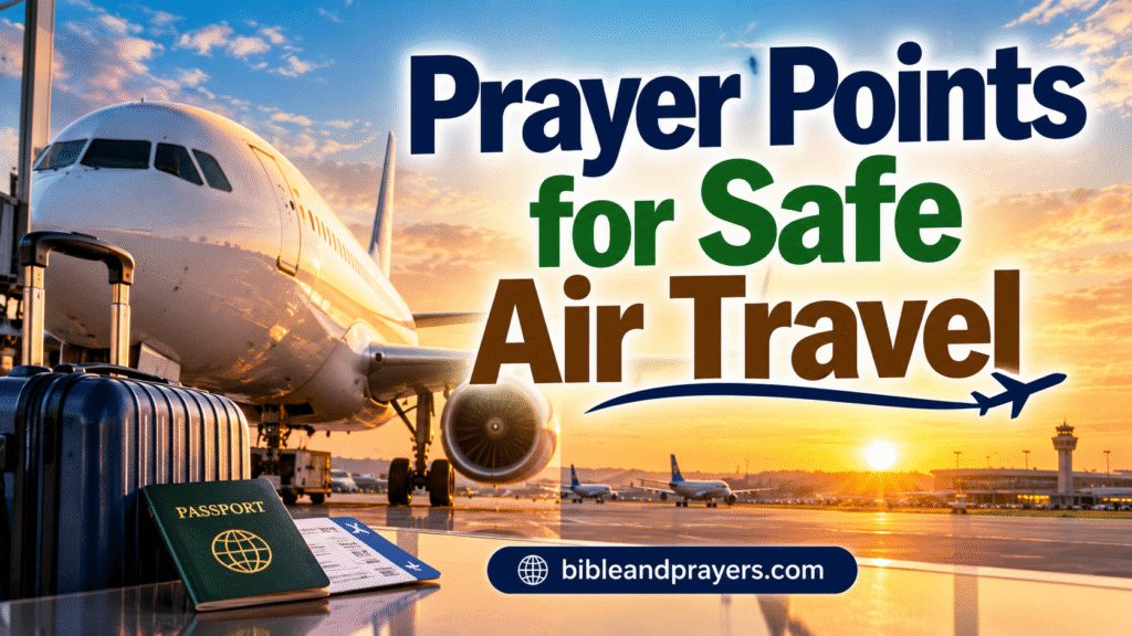 Prayer Points Before Travelling by Air